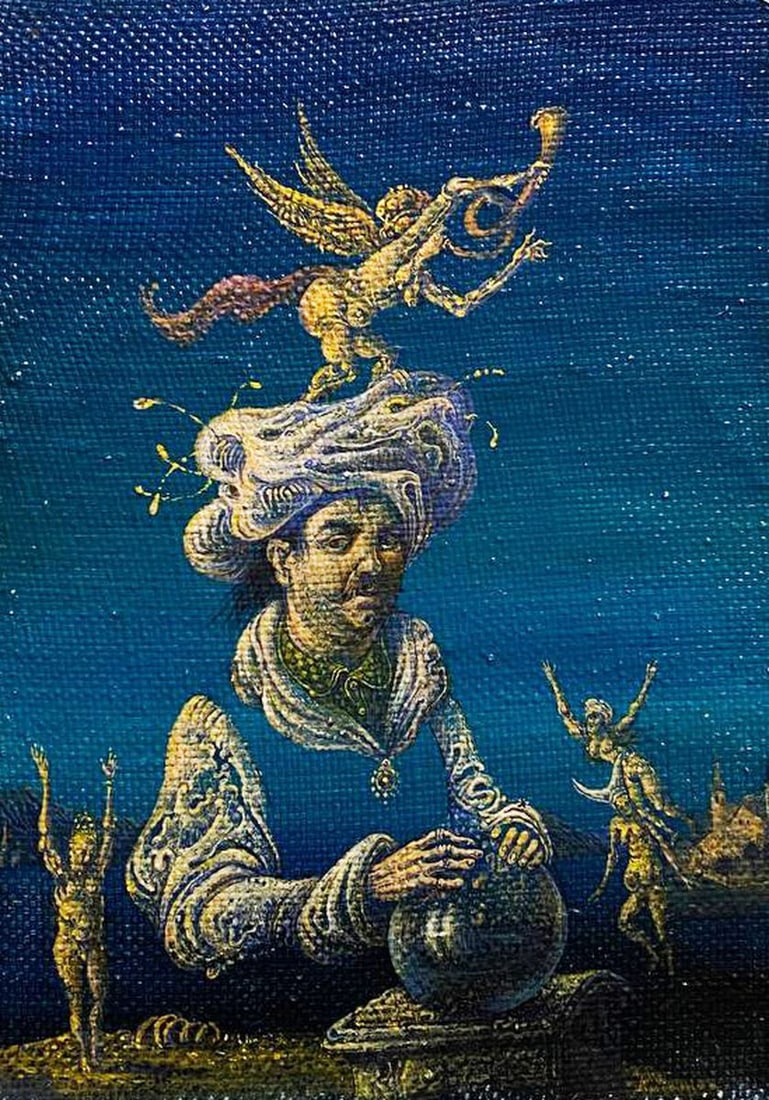 Oil painting Portrait of a wonderworker Litvinov Oleg Arkad'yevich (1 of 7)