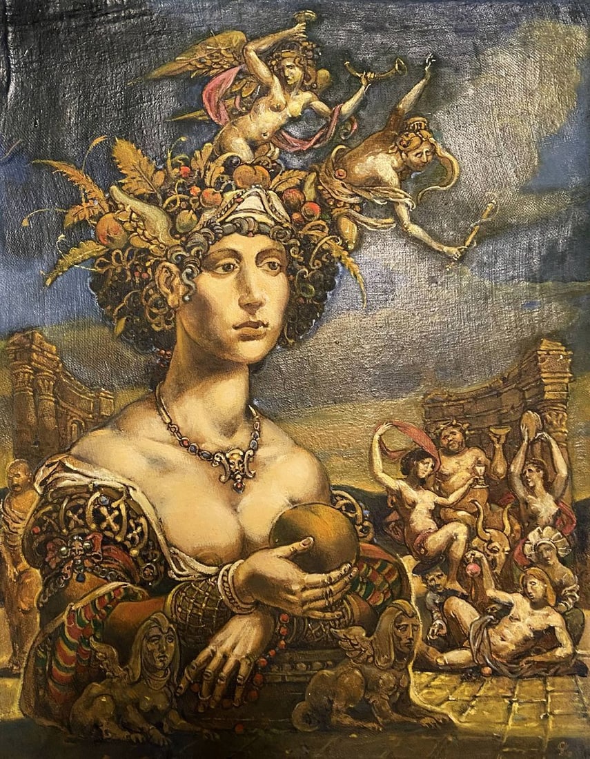 Oil painting One day in the fall Litvinov Oleg Arkad'yevich (1 of 9)