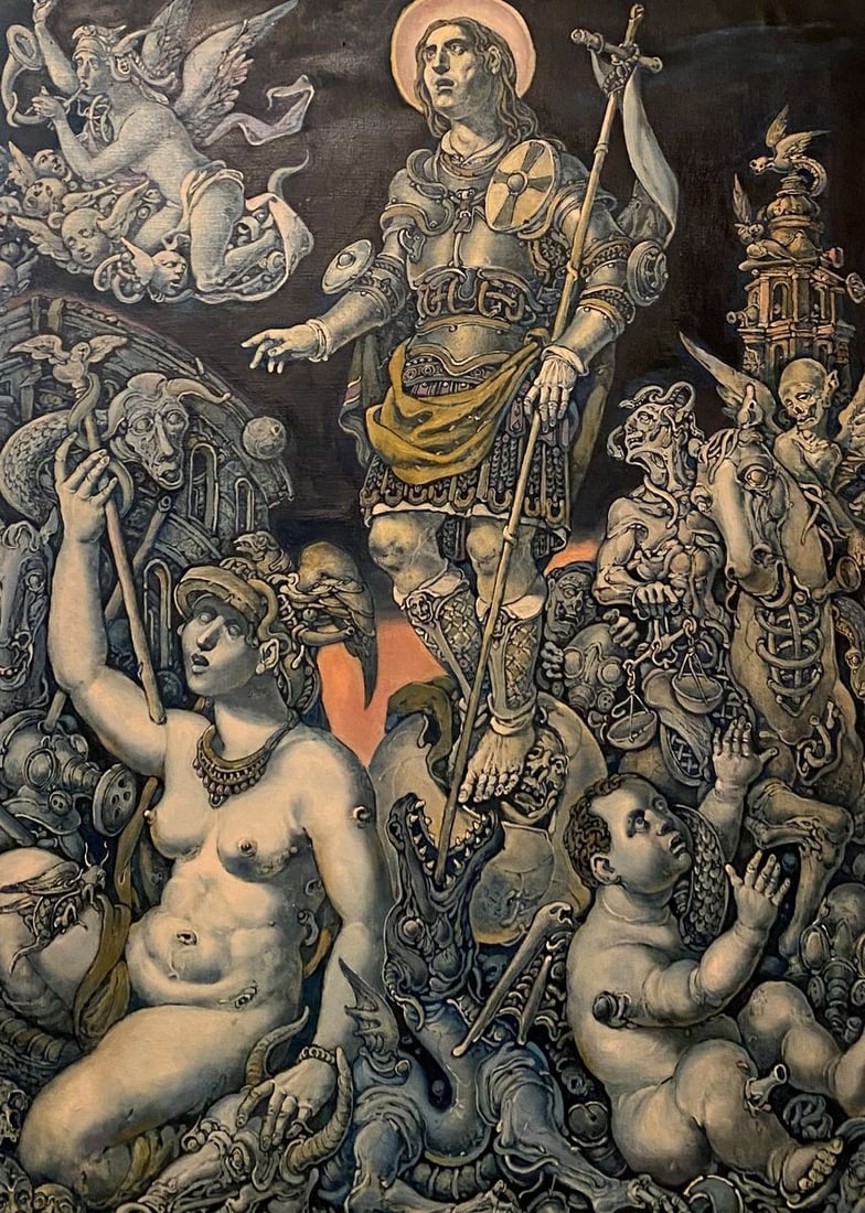 Oil painting Destruction Litvinov Oleg Arkad'yevich (1 of 11)