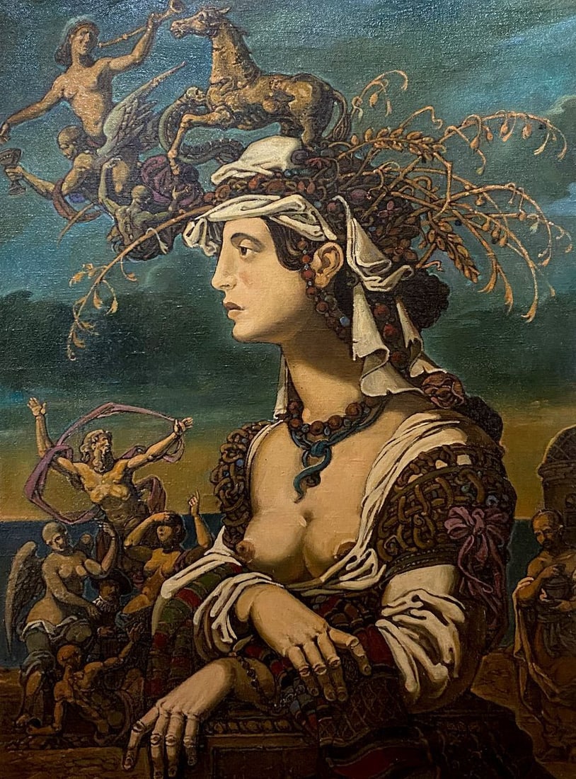 Oil painting Summer Litvinov Oleg Arkad'yevich: Title: Oil painting Summer Litvinov Oleg Arkad'yevich Description: NoLitv 433 *** ABOUT THIS PAINTING *** * TITLE: "Summer" * ARTIST: Litvinov Oleg Arkad'yevich * SIZE: 49x69.5 cm/'19.29x27.36 inches'