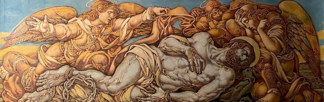 Oil painting Passion of Christ Litvinov Oleg Arkad'yevich (1 of 14)