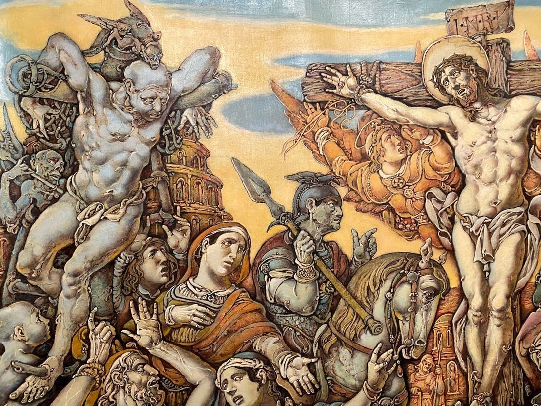 Oil painting Passion of Christ. Calvary Litvinov Oleg Arkad'yevich - 10