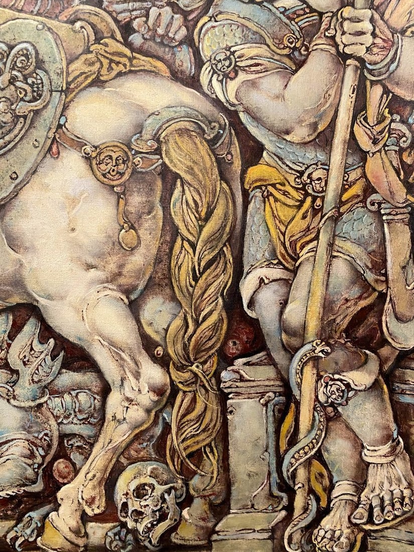 Oil painting Passion of Christ. Calvary Litvinov Oleg Arkad'yevich - 2