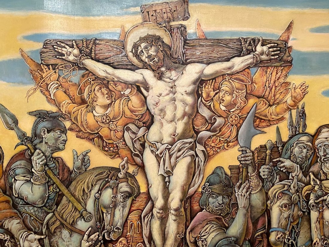 Oil painting Passion of Christ. Calvary Litvinov Oleg Arkad'yevich - 7