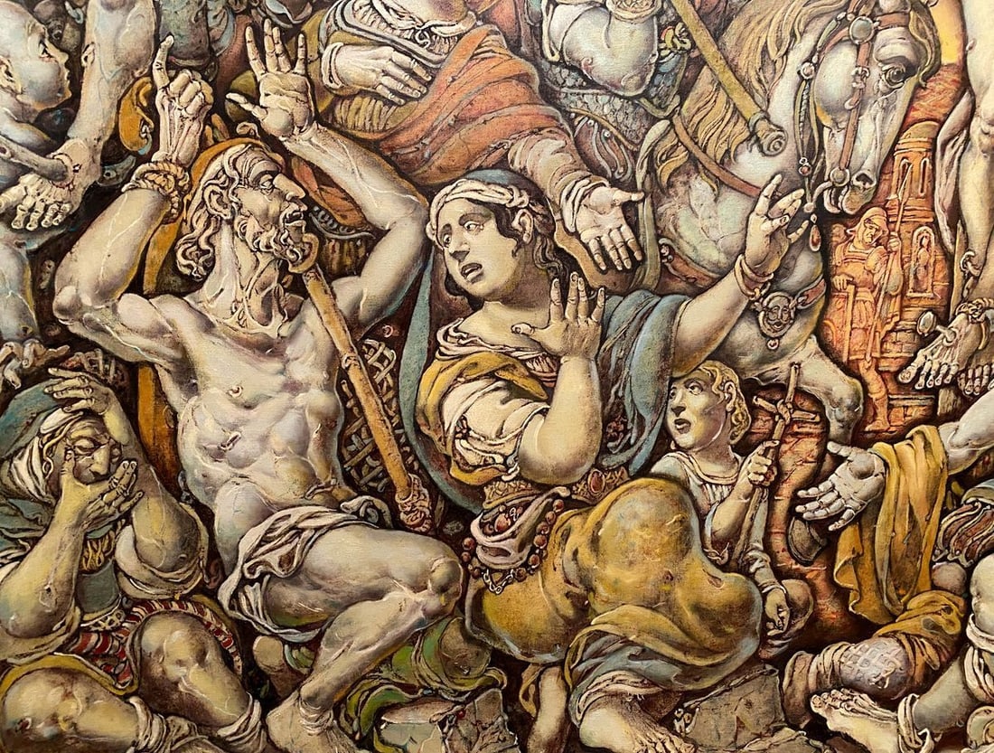 Oil painting Passion of Christ. Calvary Litvinov Oleg Arkad'yevich - 9