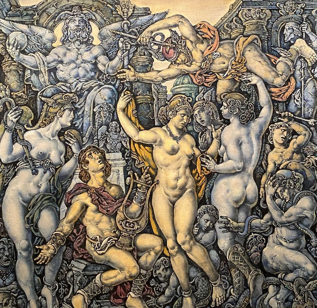 Oil painting Orpheus and Eurydice Litvinov Oleg Arkad'yevich (1 of 13)