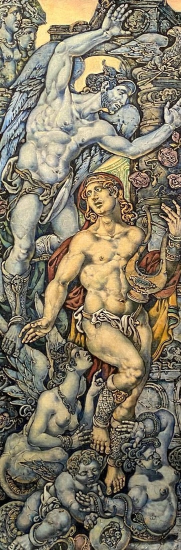 Oil painting Orpheus and Eurydice Litvinov Oleg Arkad'yevich (1 of 11)