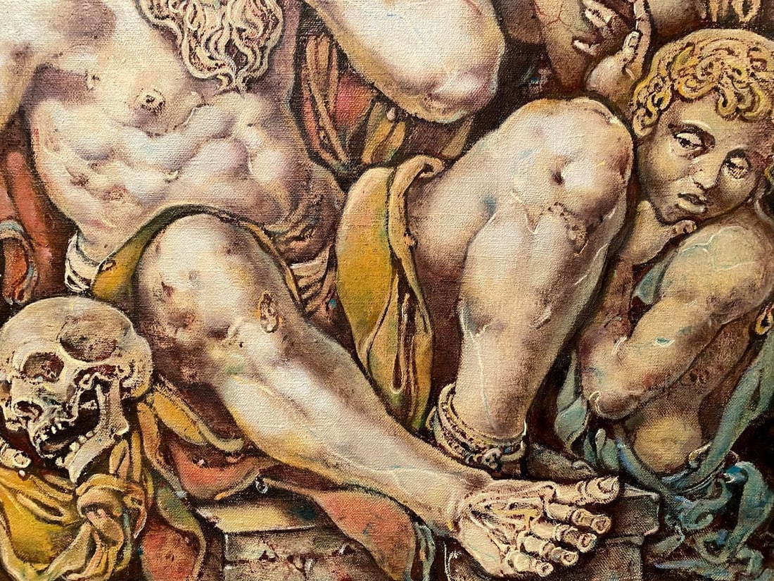 Oil painting Passion of Christ. Carrying the Cross Litvinov Oleg Arkad'yevich - 2