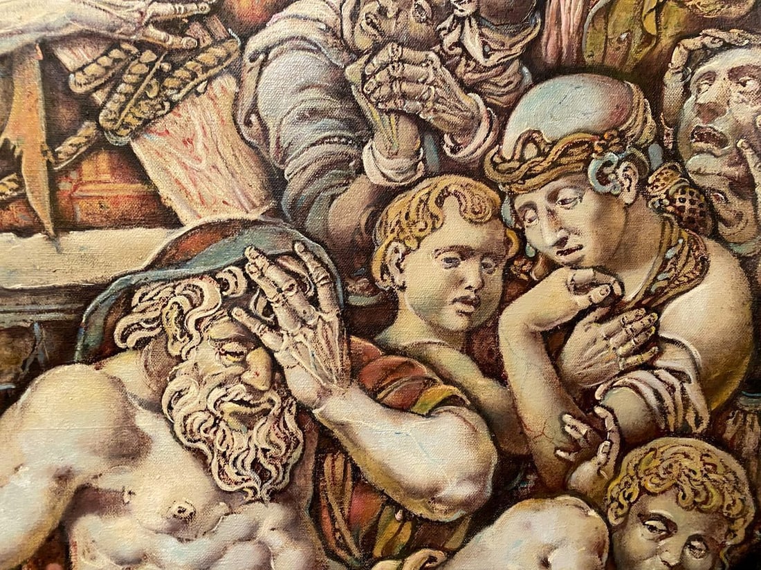 Oil painting Passion of Christ. Carrying the Cross Litvinov Oleg Arkad'yevich - 3