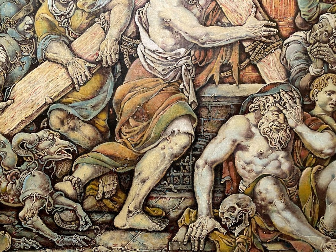 Oil painting Passion of Christ. Carrying the Cross Litvinov Oleg Arkad'yevich - 7