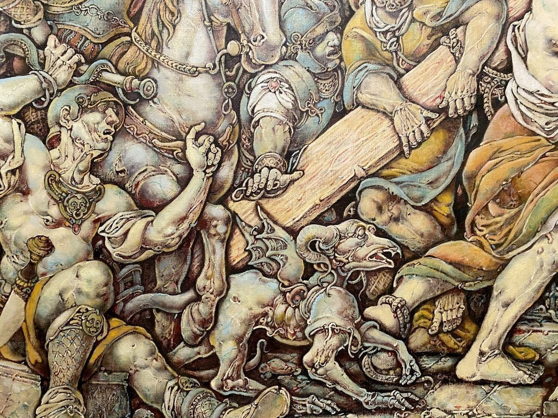 Oil painting Passion of Christ. Carrying the Cross Litvinov Oleg Arkad'yevich - 8