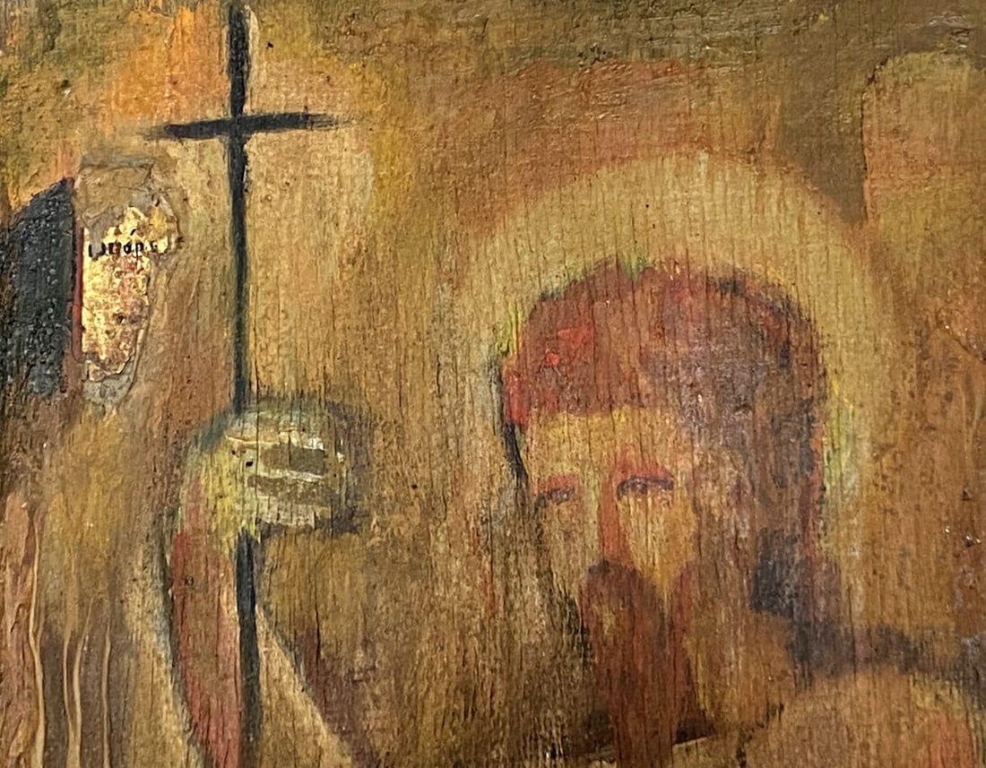 Oil painting Portrait of a priest Valentin Dmytrovych Khrushch - 2