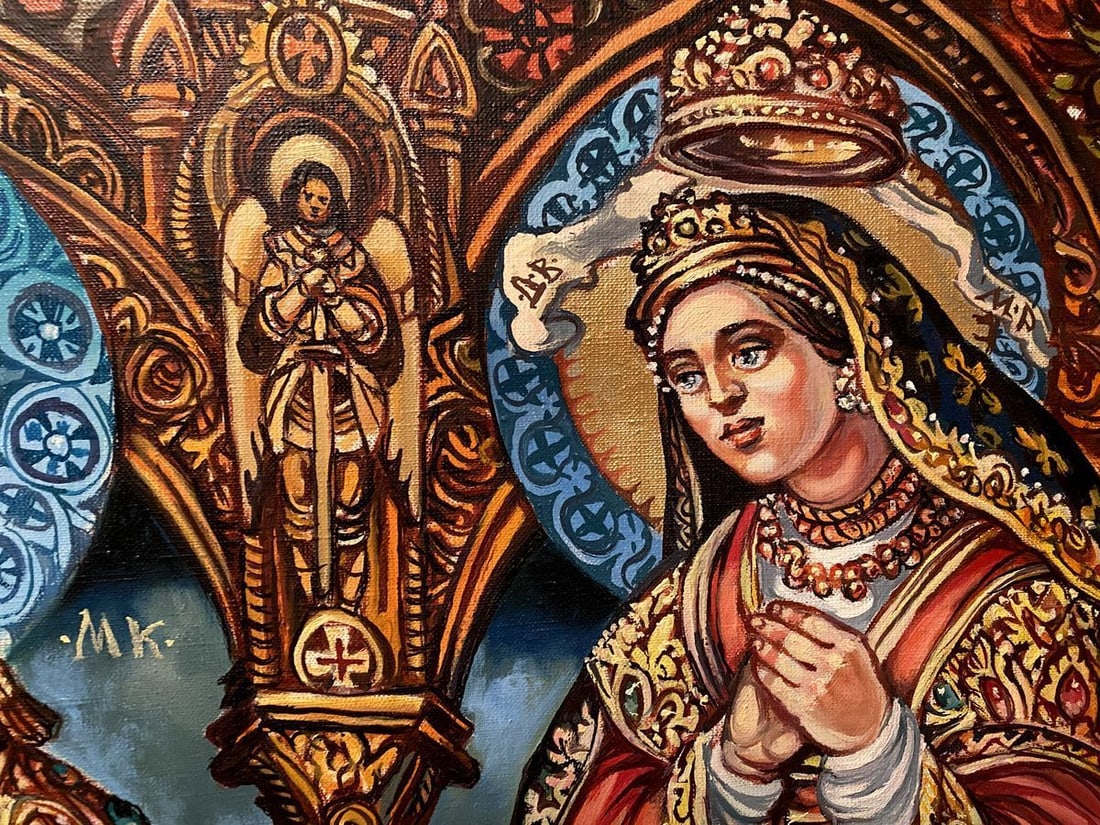 Oil painting St. Nicholas Alexander Arkadievich Litvinov - 12