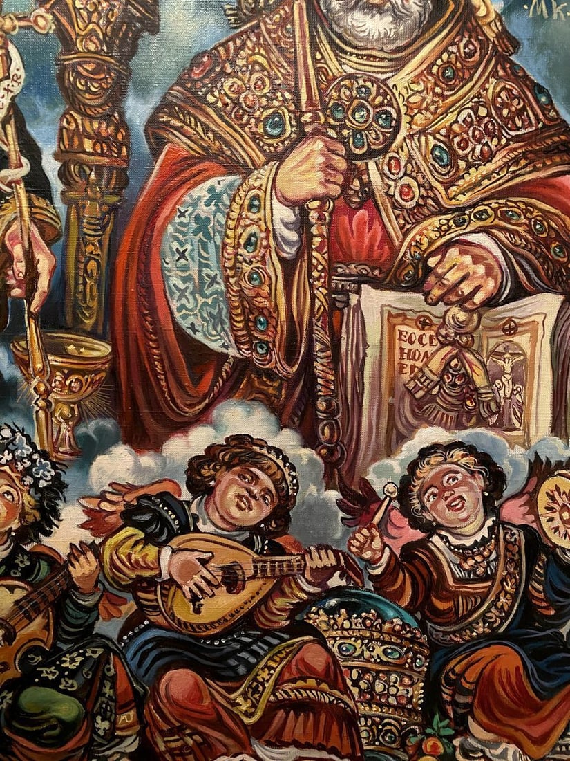 Oil painting St. Nicholas Alexander Arkadievich Litvinov - 6