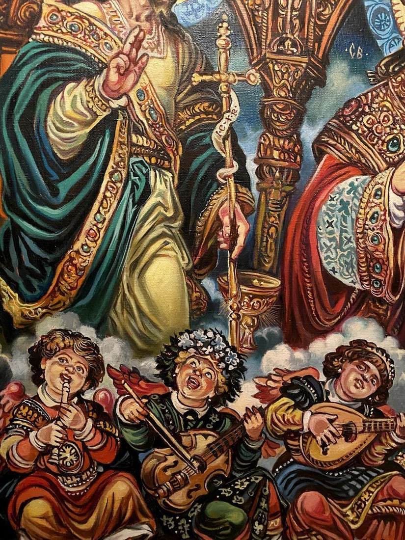 Oil painting St. Nicholas Alexander Arkadievich Litvinov - 7