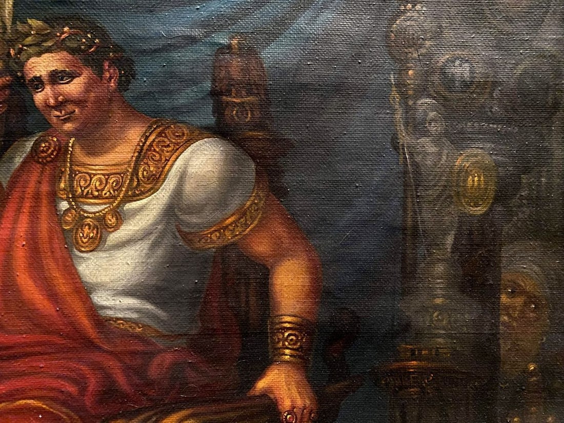 Oil painting Christ and Pilate Alexander Arkadievich Litvinov - 4