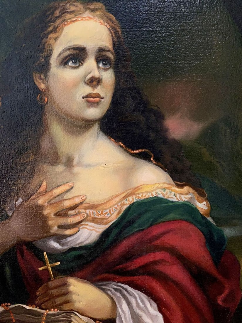 Oil painting Maria Magdalena Alexander Arkadievich Litvinov - 5
