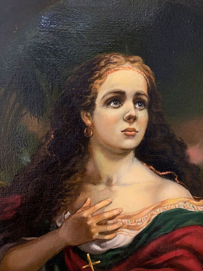 Oil painting Maria Magdalena Alexander Arkadievich Litvinov - 6