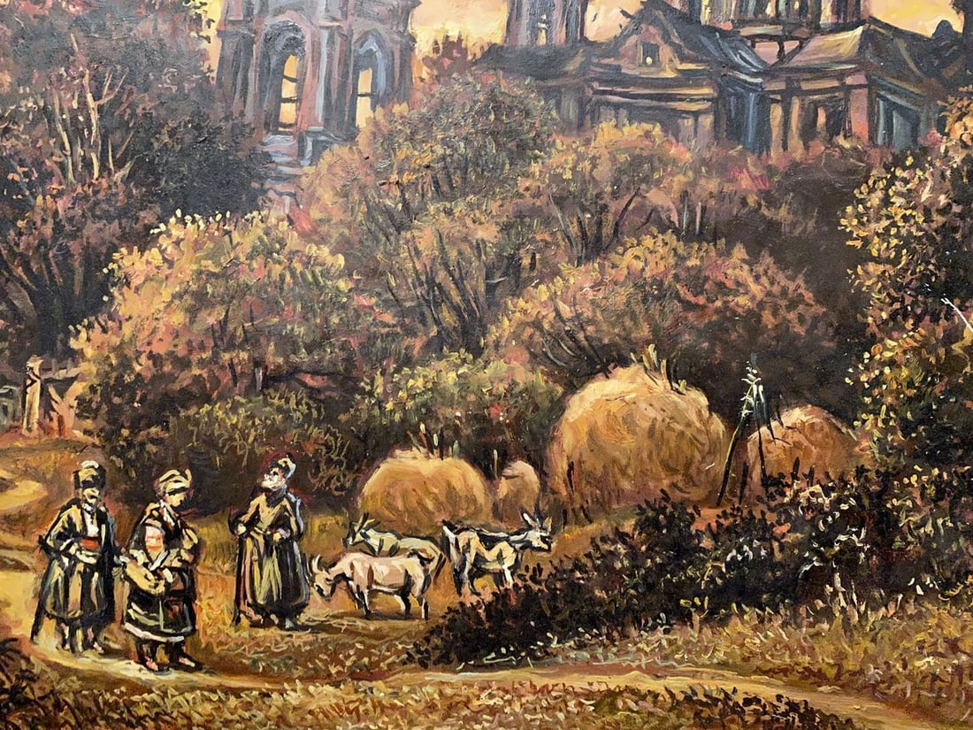 Oil painting Monastery Alexander Arkadievich Litvinov - 3