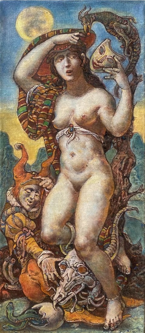 Oil painting Moon Litvinov Oleg Arkad'yevich (1 of 9)