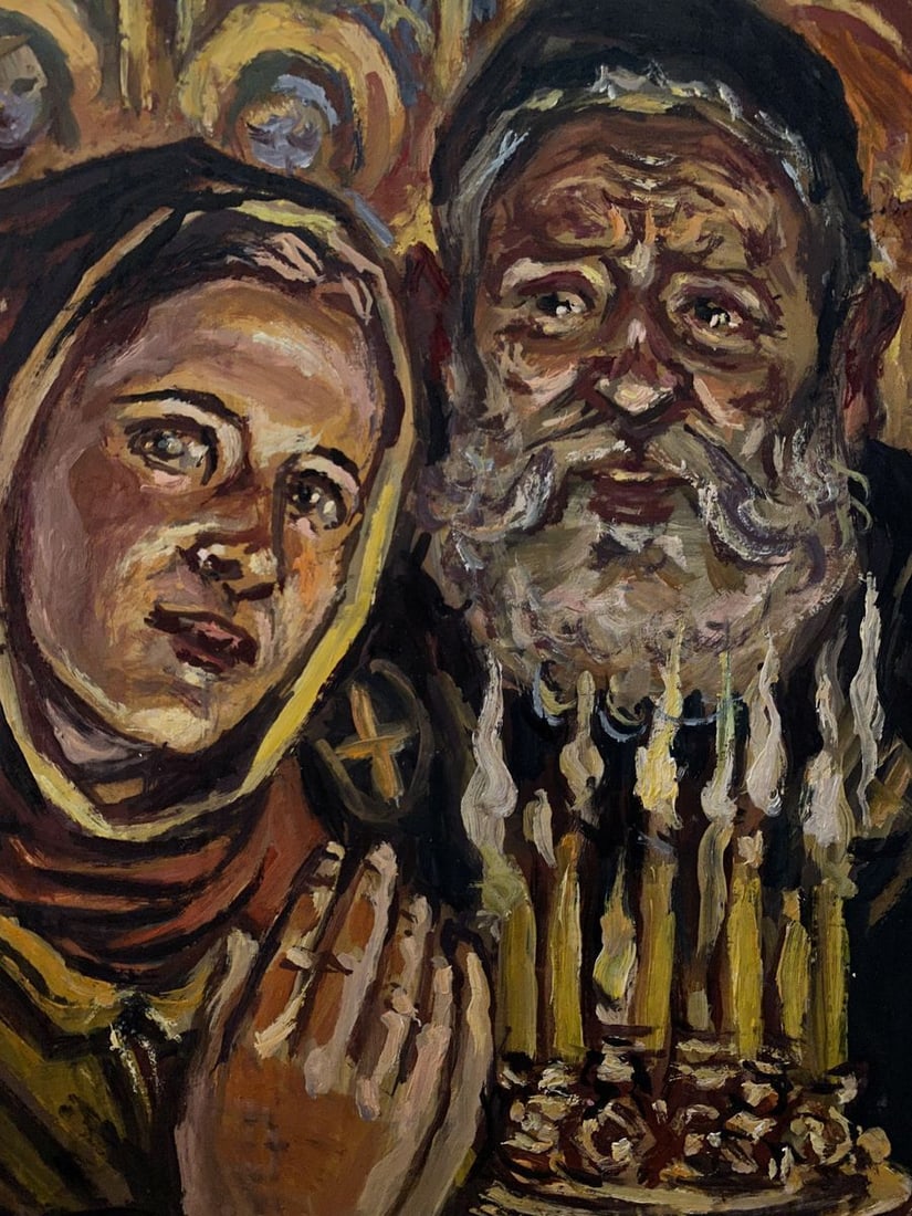 Oil painting In the temple Alexander Arkadievich Litvinov - 5