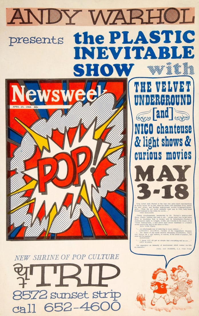 ANDY WARHOL VELVET UNDERGROUND POSTER PRINT (1 of 1)