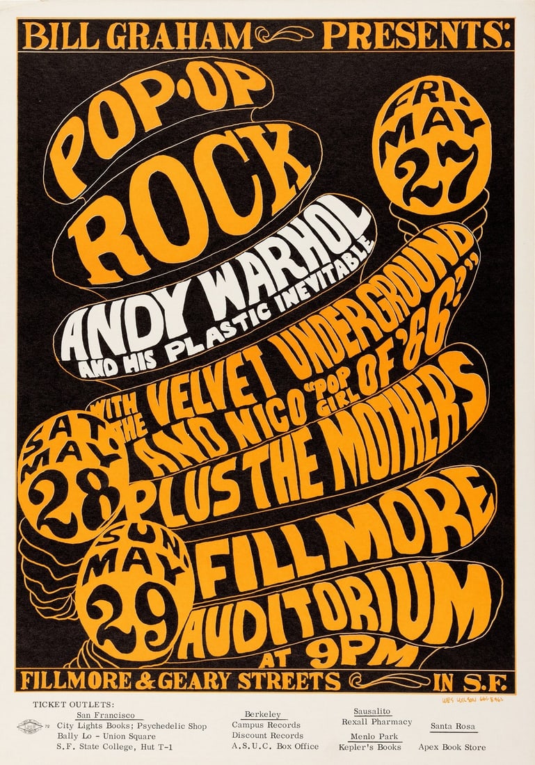 ANDY WARHOL VELVET UNDERGROUND POSTER PRINT (1 of 1)