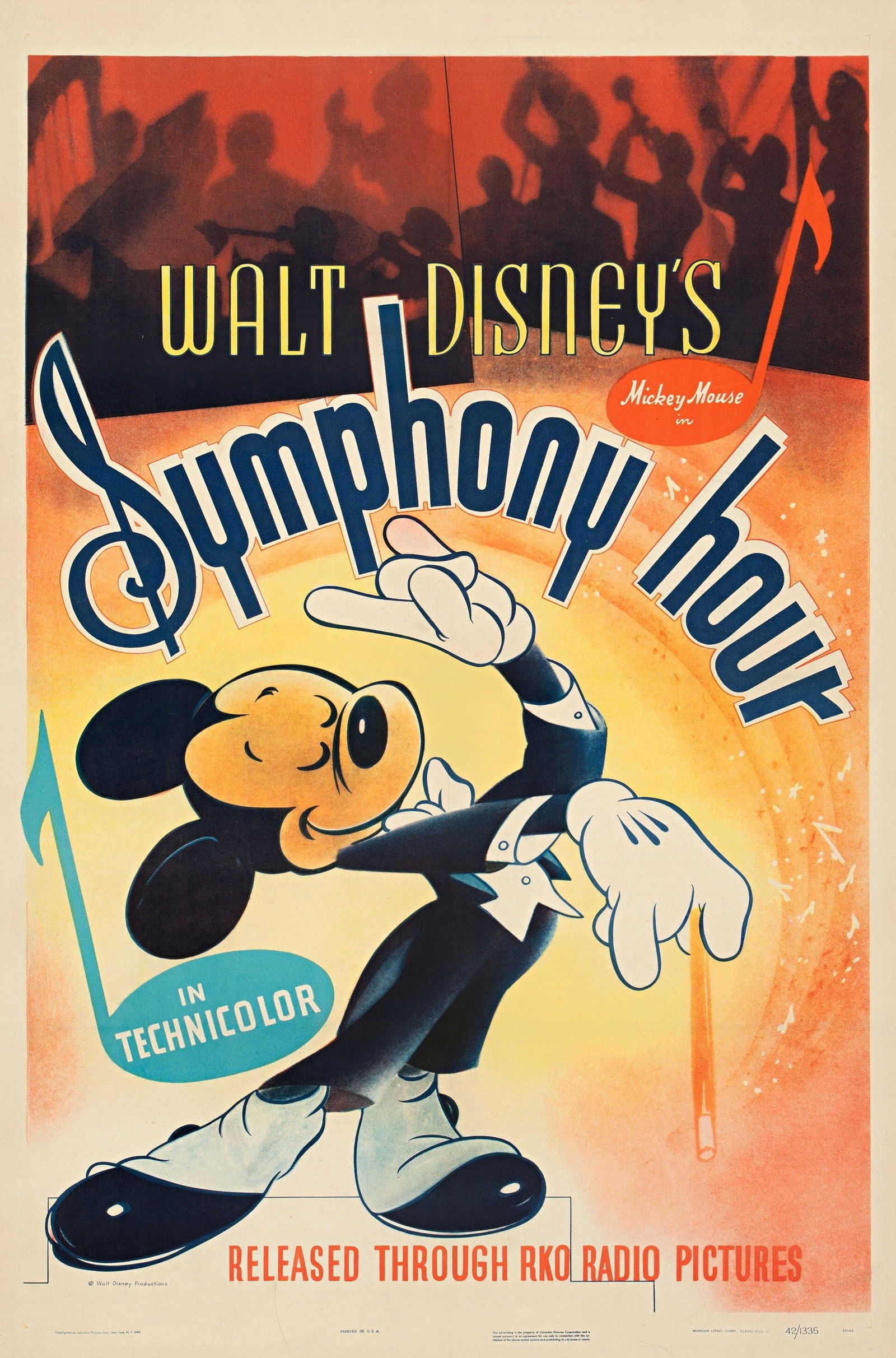 DISNEY MICKEY SYMPHONY HOUR POSTER PRINT (1 of 1)