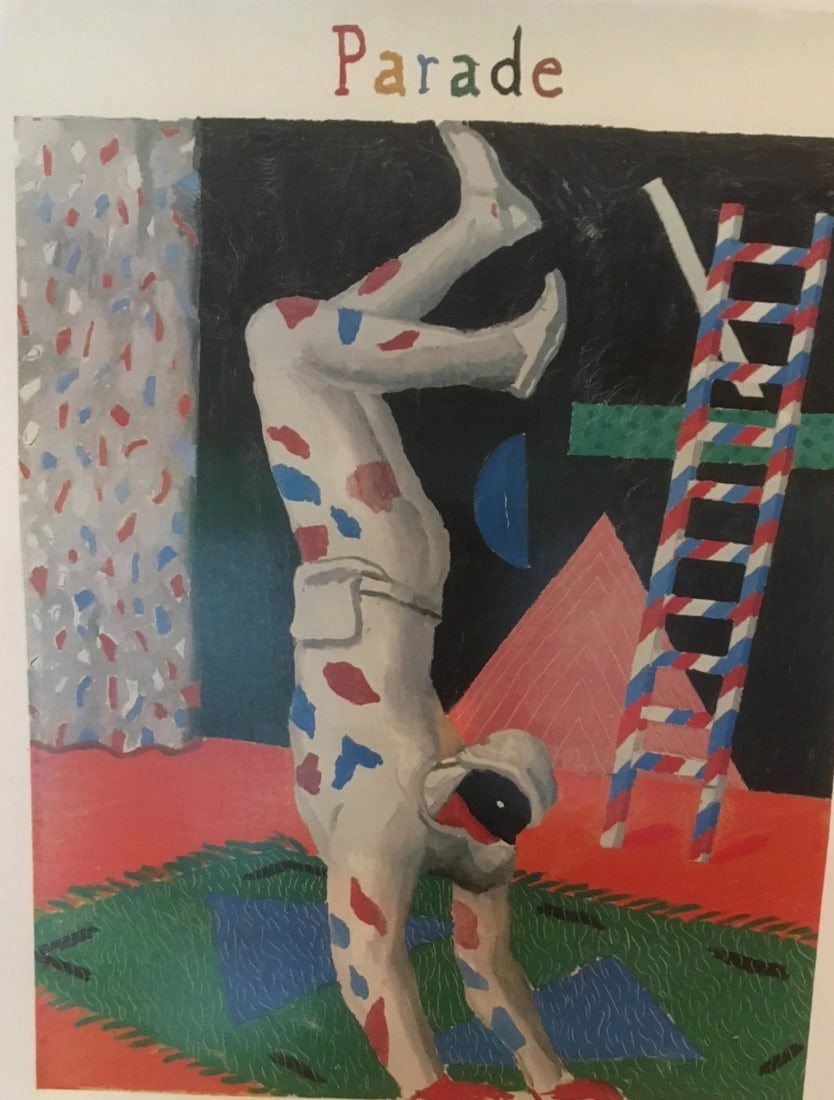 Original Vintage 1981 David Hockney Metropolitan Opera Poster Linen Backed - 2