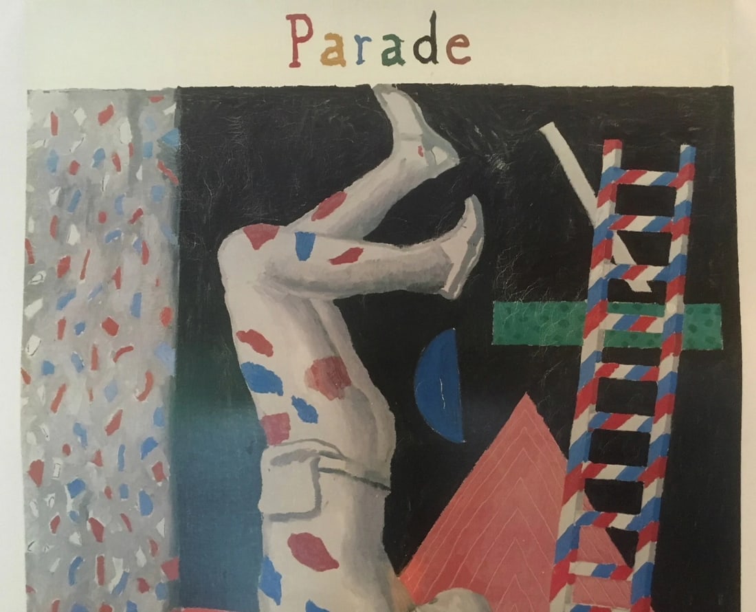 Original Vintage 1981 David Hockney Metropolitan Opera Poster Linen Backed - 3