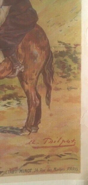 Original Vintage c.1910 Auvergne French Travel Poster Linen Backed - 7