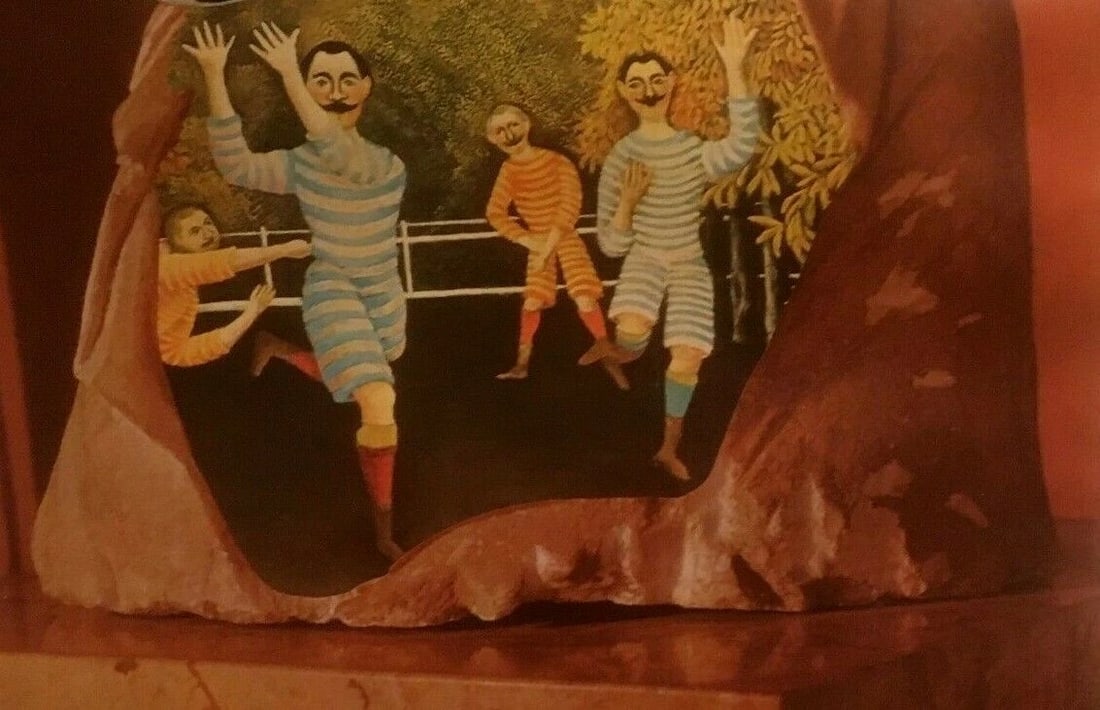 Original Vintage 1982 World Cup Soccer Poster Linen Backed - 3