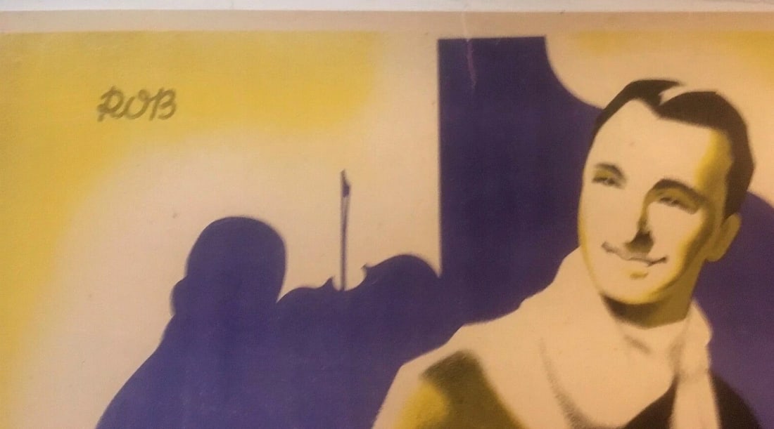 Original Vintage "Tonio Coppola" Entertainer Poster Linen Backed - 6