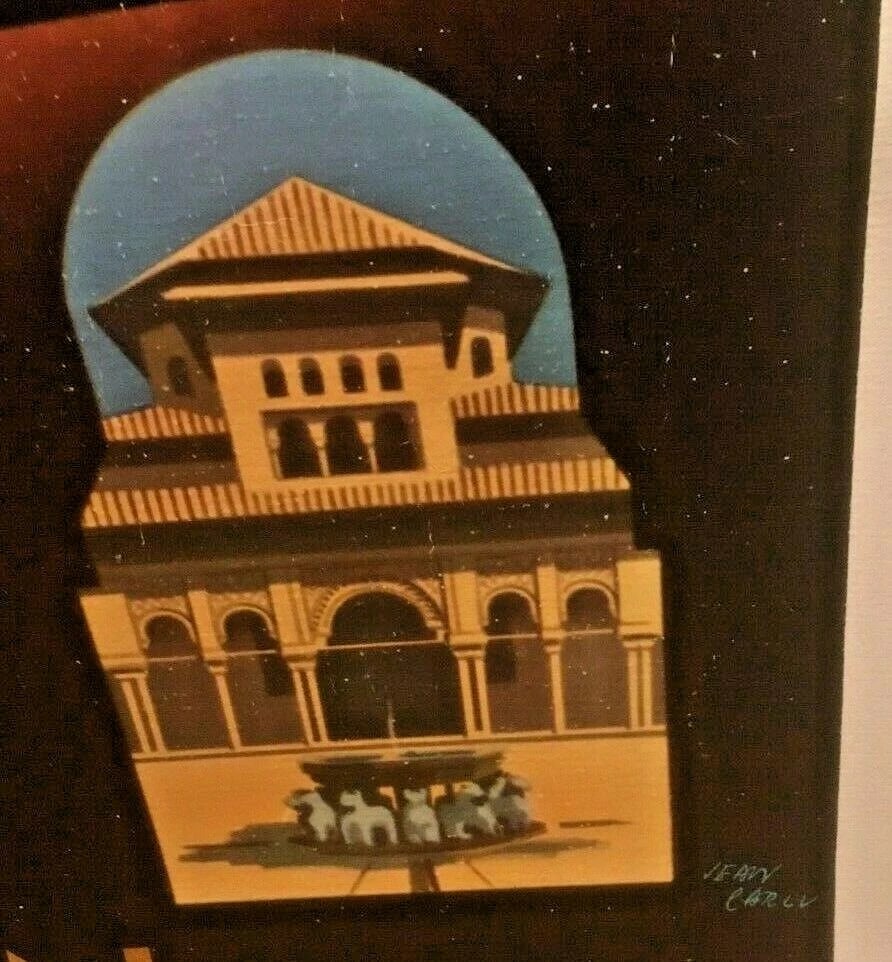 Original Vintage c.1960 Jean Carlu Pan American Airlines Poster Linen Backed - 5