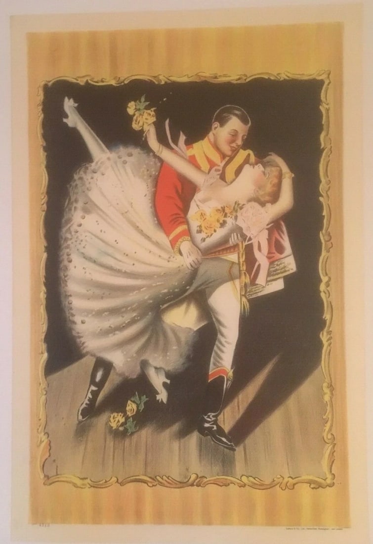 Original Vintage c.1920 Opera Poster Before Words Original Poster Linen Backed (1 of 3)