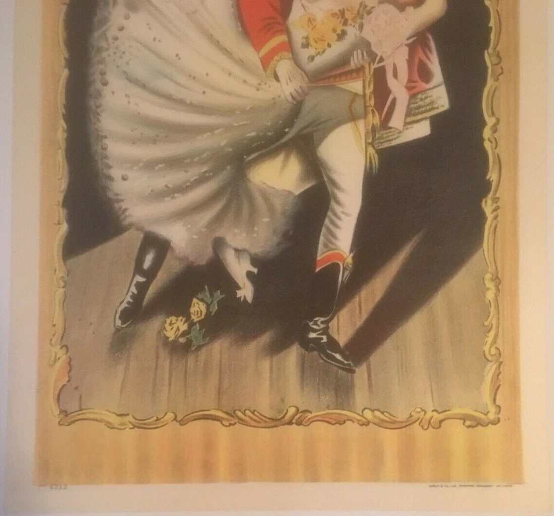 Original Vintage c.1920 Opera Poster Before Words Original Poster Linen Backed - 3