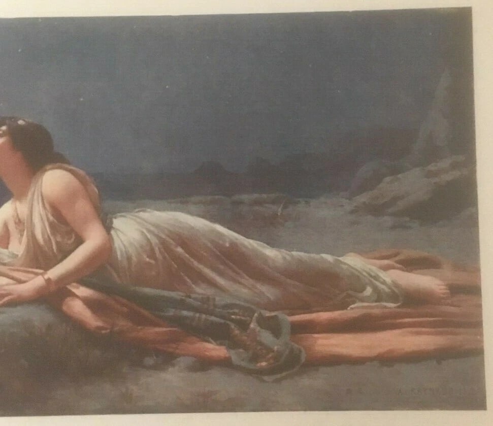 Original Vintage Jad Skin Cream Poster Linen Backed - 4