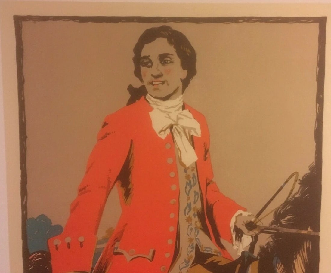 Original Vintage c.1930 Tom Jones English Operetta Poster Linen Backed - 3