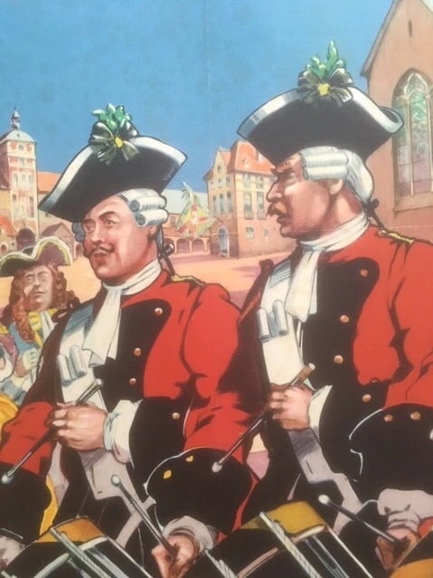 Original Vintage 1935 "Bruxelles" Belgium Travel Poster Linen Backed - 2