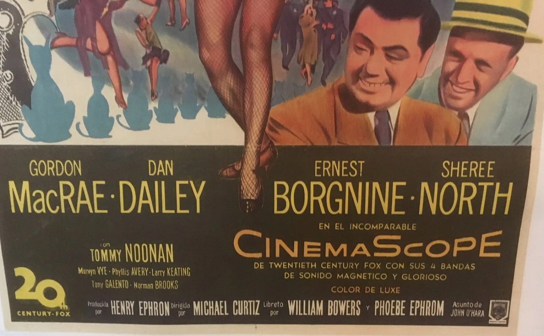 Original Vintage "The Best Things in Life Are Free" Movie Poster Linen Backed - 4