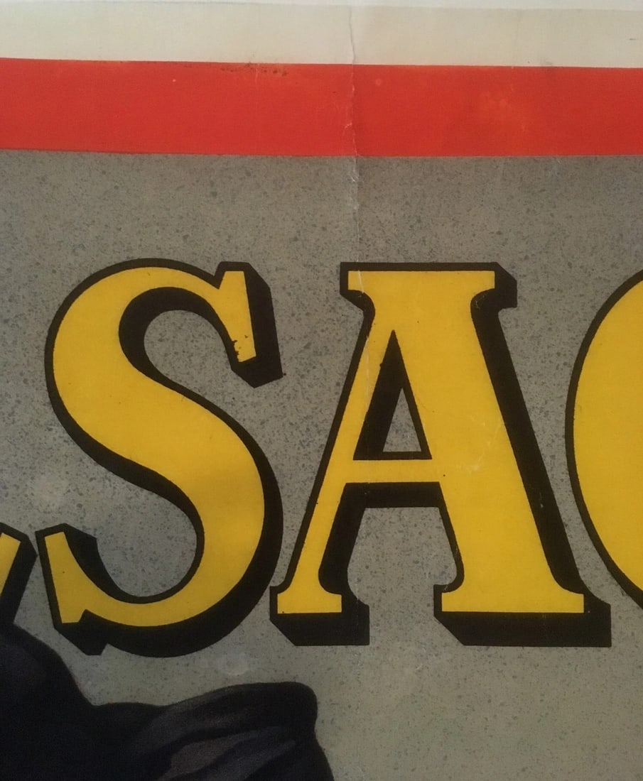 Original Vintage c.1920 L'Alsacienne French Fabric Dye Poster Linen Backed - 5