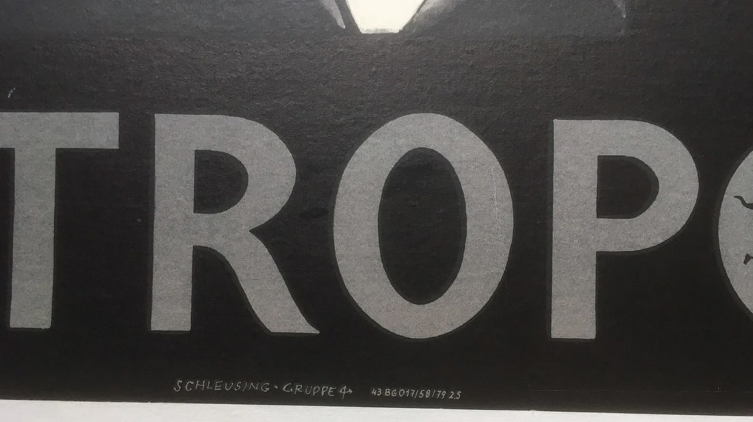 Original Vintage c.1960 Metropol Pariser Leben Entertainment Poster Linen Backed - 5