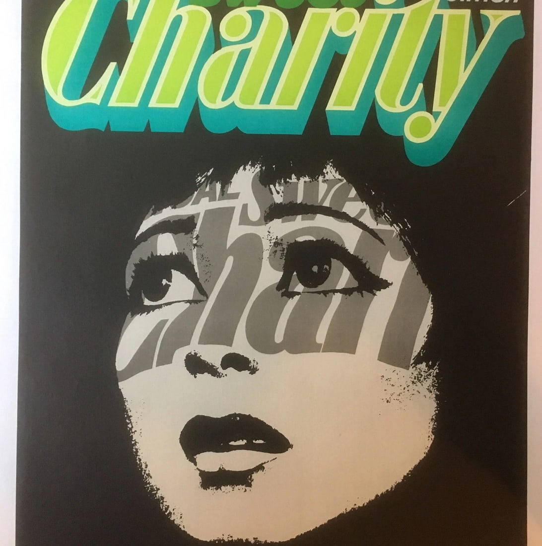 Original Vintage c.1960 Metropol Sweet Charity Poster Linen Backed - 3