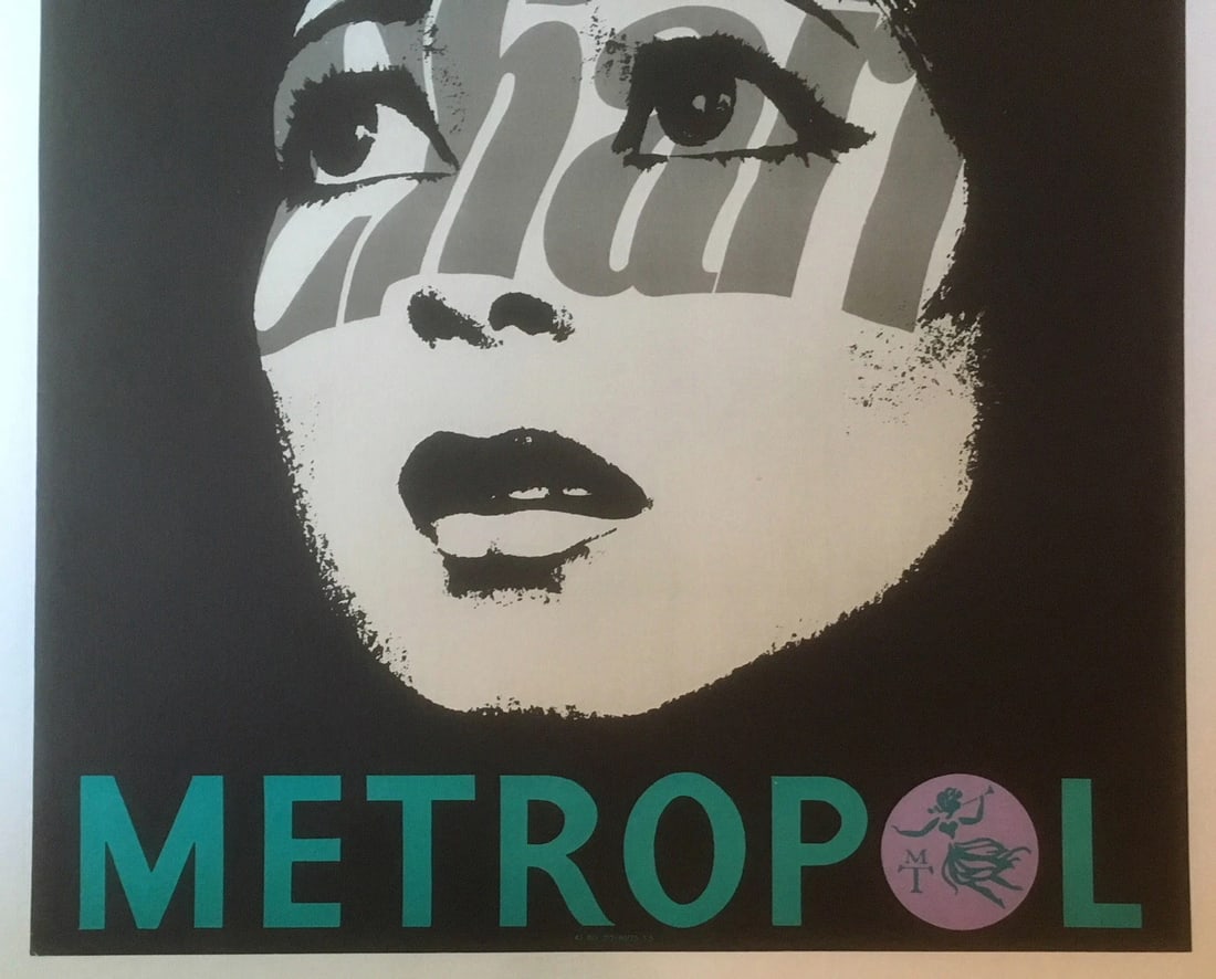Original Vintage c.1960 Metropol Sweet Charity Poster Linen Backed - 4