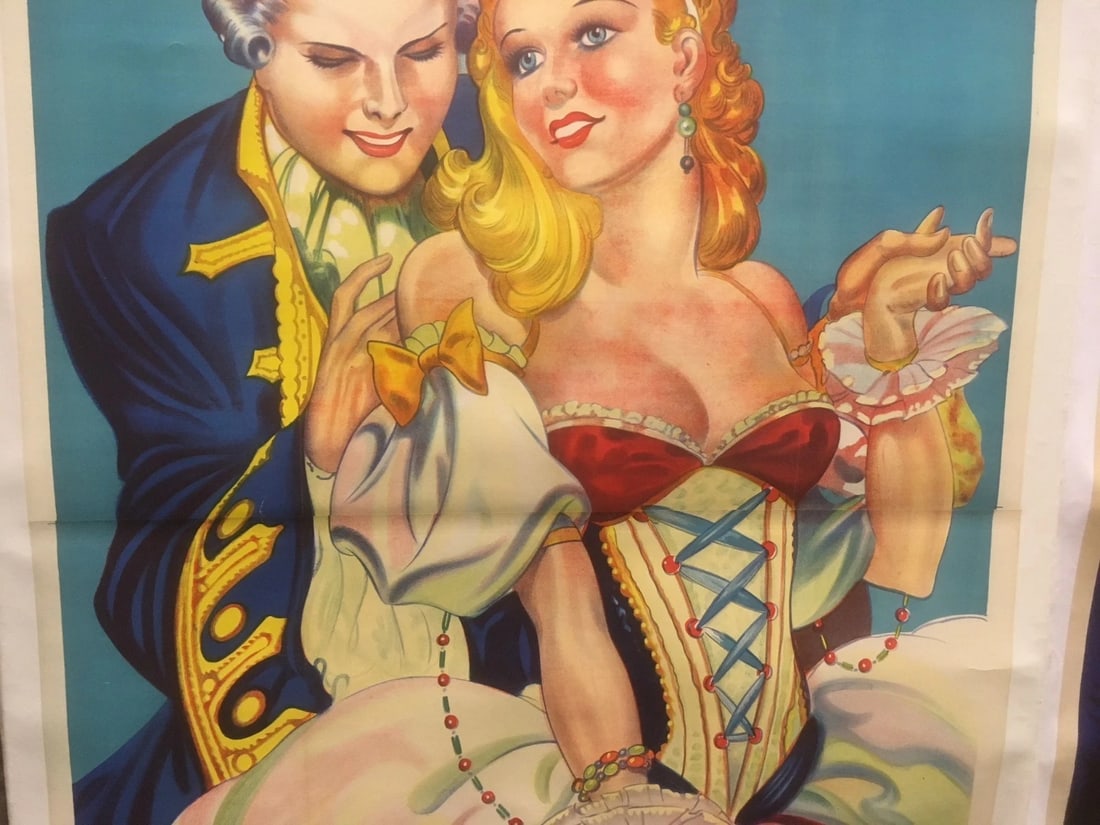 Original Vintage English Cinderella 3-Sheet Poster Linen Backed - 4