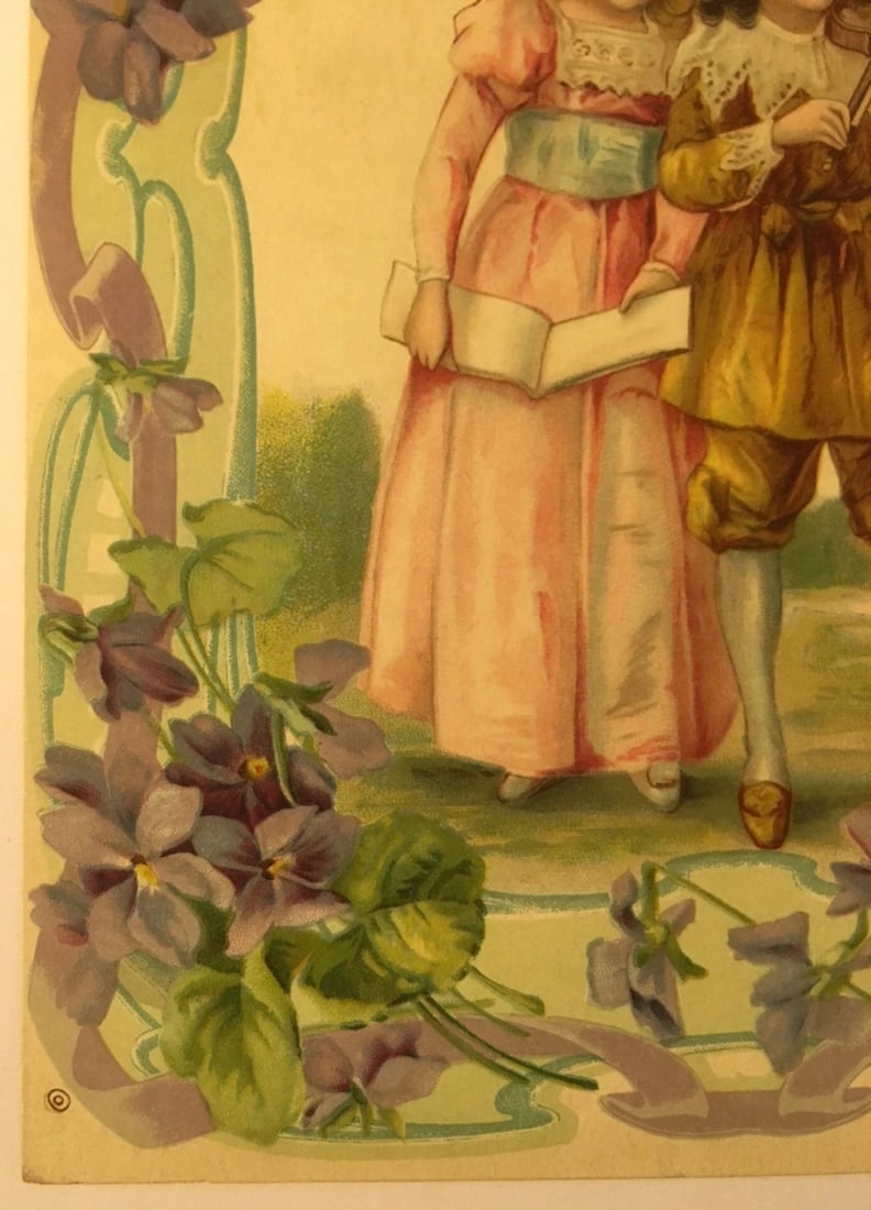 Original Vintage "Violin Kids" Poster Linen Backed - 4