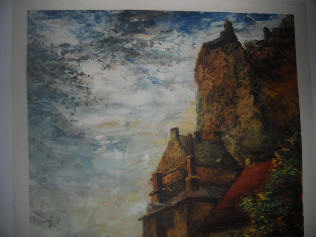 Original Vintage 1947 Auvergne FrenchTravel Poster Linen Backed - 2