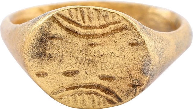 MEDIEVAL WOMAN'S FASHION RING, 12th-15th CENTURY AD, SIZE 5 1/4 (1 of 5)