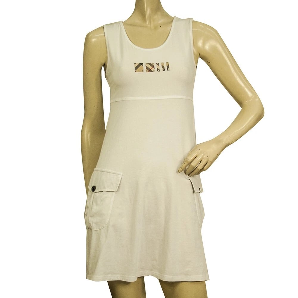 Burberry White Sleeveless Mini Length Dress size 14 yrs Girl or XS Women: Title:Burberry White Sleeveless Mini Length Dress size 14 yrs Girl or XS Women Description:Burberry White Sleeveless Mini Length Dress size 14 yrs Girl or XS Women A white casual dress by Burberry to