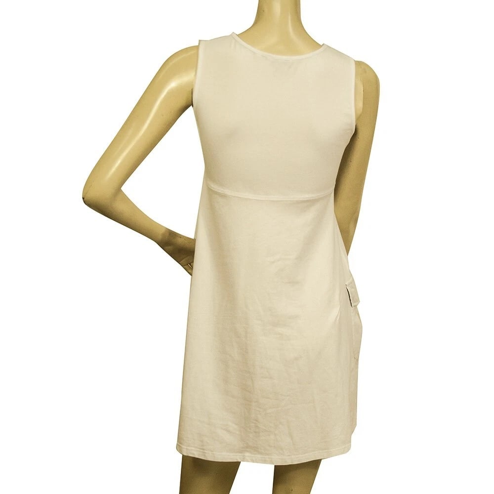 Burberry White Sleeveless Mini Length Dress size 14 yrs Girl or XS Women - 2